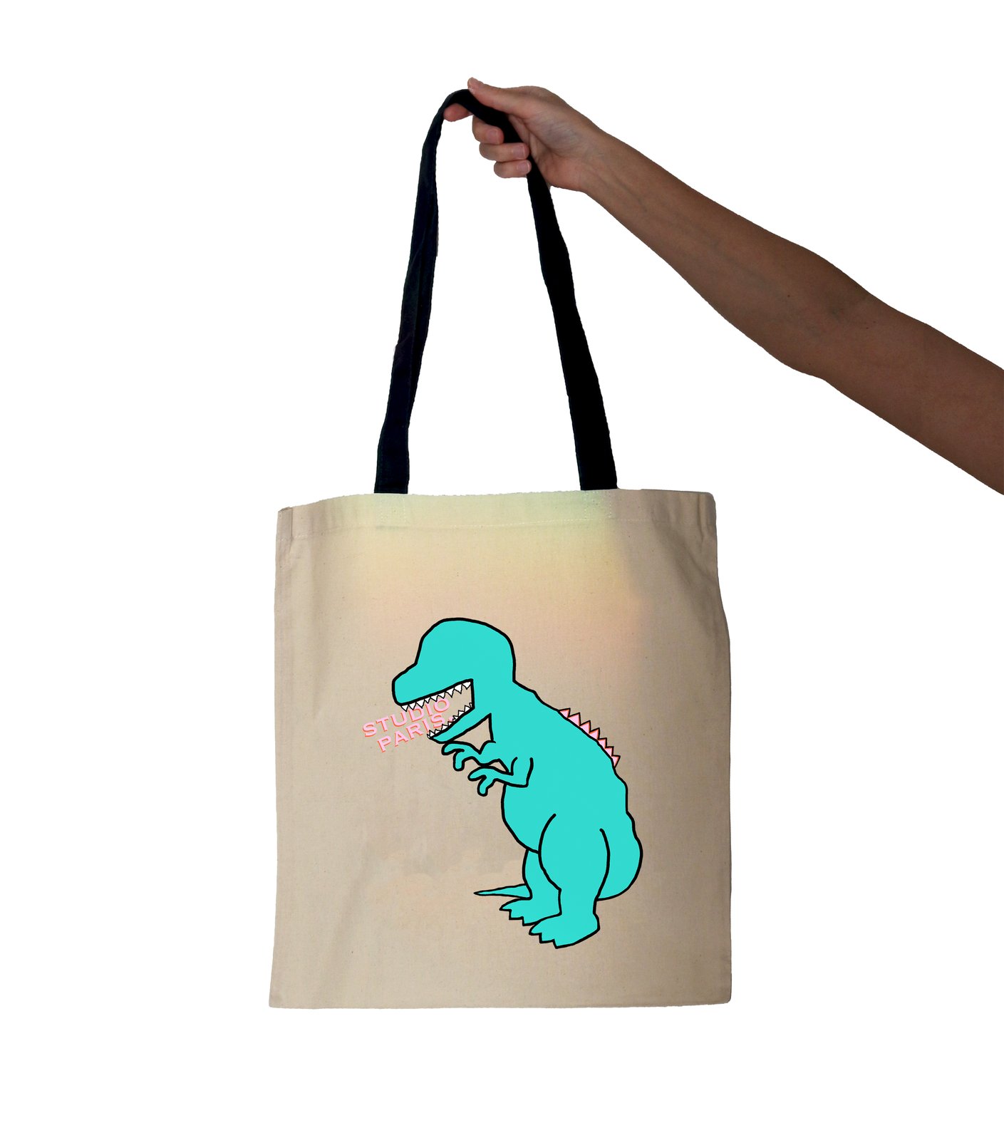 studio paris. dino tote bag.